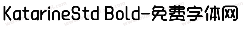 KatarineStd Bold字体转换